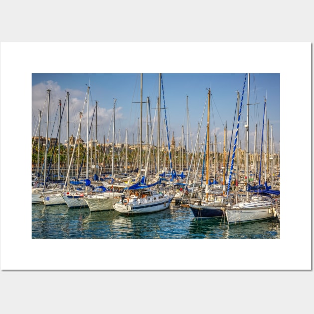 Port Olimpic, Barcelona, Spain Wall Art by tommysphotos